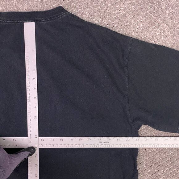 Vintage Alpine Lager Beer T Shirt Men's XL Fits like a Large Cotton Black - Picture 8 of 10